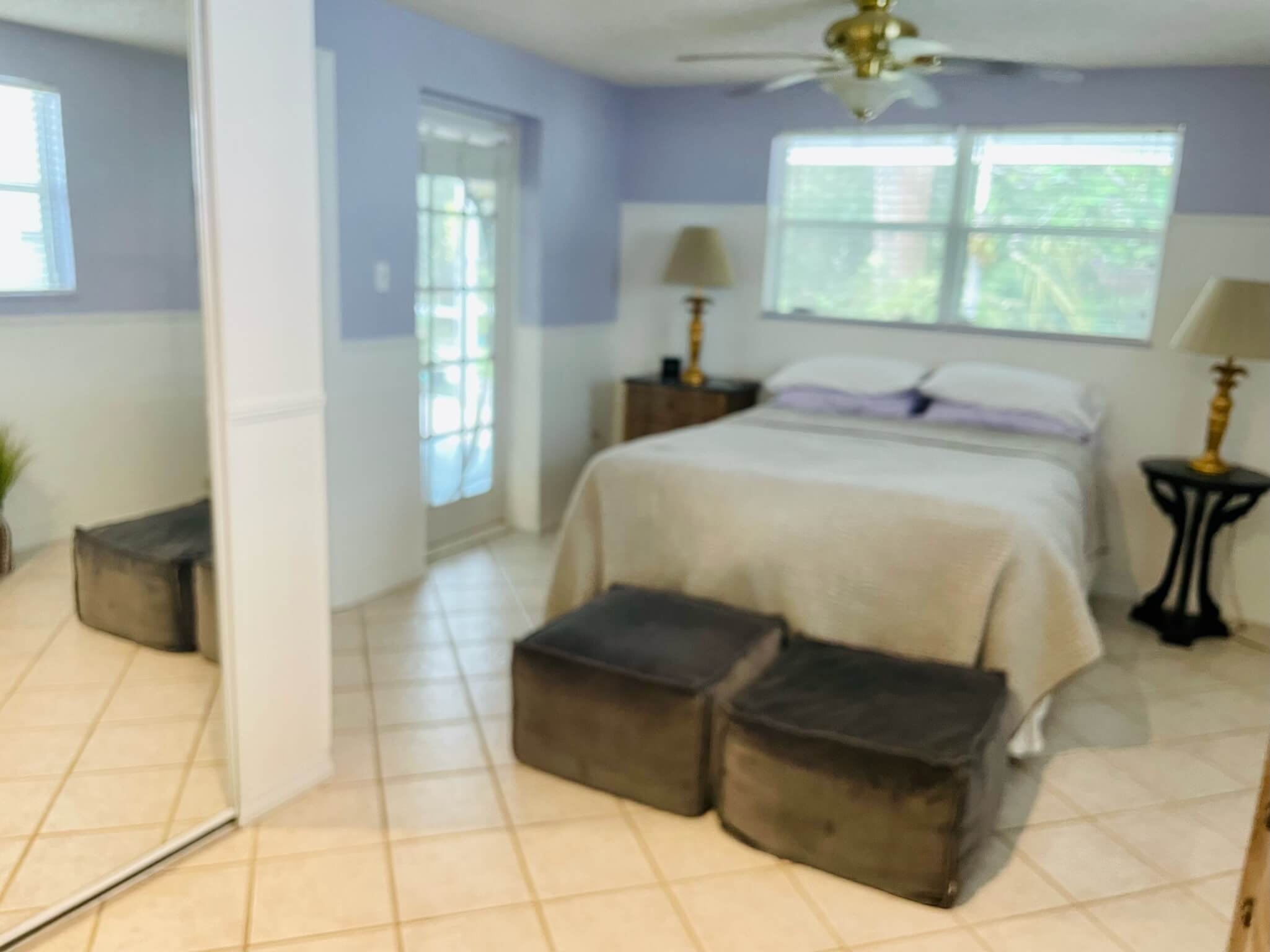 siesta key fl home rental cottage main bedroom